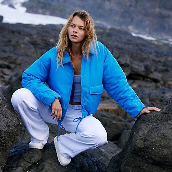 FP Movement by Free People The Bleachers Coaches Jacket XS - Picture 7 of 8